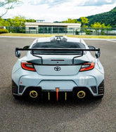 Subaru BRZ ZD8 2020 2021 2022 2023 2024 & Toyota GR86 ZN8 2020 2021 2022 2023 2024 with Aftermarket Parts - "SHINING" Widebody Rear Bumper & Diffuser Carbon Fiber / FRP from Robot Craftsman